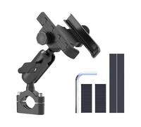 JBPIHZT Aluminum Alloy Adjustable Quick Release Cellphone Motorcycle Phone Holder Dual Universal Ball Joint System(Handlebar)