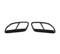 JBPIHZT Car Accesories Stainless Steel Tail Muffler Exhaust Pipe Output Cover Decorative Cover For Volvo XC60 2014 2015 2016 2017