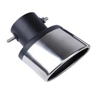 JBPIHZT Car Accessories Stainless Steel Car Muffler Tail Throat Modification For Suzuki For Swift 2011 2012 2013 2014 2015(Black+Silver)