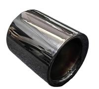 JBPIHZT Car Auto Exhaust Muffler Tip Pipe Stainless Steel Chrome Trim Rear Tail Throat For Mazada CX-5 CX4 CX3 CX7 CX8 Accessories(BLACK)
