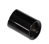 JBPIHZT Car Auto Exhaust Muffler Tip Pipe Stainless Steel Chrome Trim Rear Tail Throat For X4 X3 2018 2019 2020 2021(BLACK)
