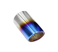 JBPIHZT Car Exhaust Tailpipe For G07 X7 G06 X6 G05 X5 M40i M50i Stainless Steel Straight Muffler Tip Tailpipe Exhaust System Modification Accesories(Blue)
