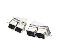JBPIHZT Car Exhaust Tip For F01 F02 730i 740i 2008+ Up To 760i Looks Muffler Tips Nozzle Tailpipe Exhaust System Tips Accesories