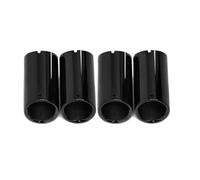 JBPIHZT Car Exhaust Tip Muffler Stainless Steel Exhaust System Nozzle For X7 G07 X5 G05 X6 G06 M40i M50i 2019 2020 2021 2022 2023 2024(BLACK)