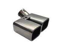 JBPIHZT Car Muffler Tip Exhaust System Tailpipe Nozzle Auto Accesories 1 PCS Stainless Steel Exhaust Pipe For Toyota For Alphard 30 Series(BLACK)