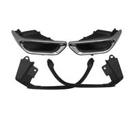 JBPIHZT Car Rear Exhaust Muffler Tail Throat Pipe Cover Trim Replacement For Accord 10th 2018 2019 2020 2021 Aluminum Alloy Accesories(A set)