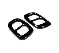 JBPIHZT Car Stainless Steel Tail Throat Exhaust Pipe Muffler Tip Cover Trims For Mercedes For Benz GLA Class 200/220/260 X156 2015-2018 Accessories(BLACK)