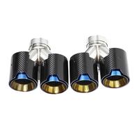 JBPIHZT Car Tailpipe Accessories For 6 Series 640i F12 F13 Upgrade M6 Quad Exhaust Carbon Fiber Muffler Exhaust System(Carbon Texture D)