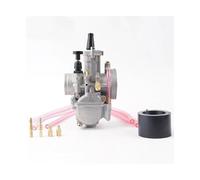 JBPIHZT Carburador 21 24 26 28 30 32 34mm Motorcycle Carburetor Power Injection, PWK Universal Carburetor, for Racing ATV Carburettor(21mm)