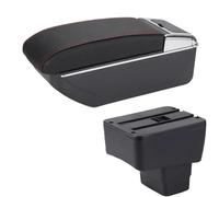 JBPIHZT Centre Armrest For MAZDA CX-3 For Armrest For Mazda 2 For Skyactiv Version Cx3 Car Armrest Box Storage Box Retrofit Car Interior Details USB Storage Box(D1 Black red No USB)