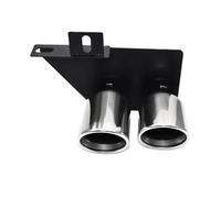 JBPIHZT Decorative Exhaust Tip For F10 F11 523 520 530 525 528 Rear Bumper Stainless Steel Exhaust Pipe Muffler Tip Dual Tailpe