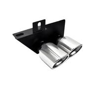 JBPIHZT Decorative Exhaust Tip For F10 F11 523 520 530 525 528 Rear Bumper Stainless Steel Exhaust Pipe Muffler Tip Dual Tailpe