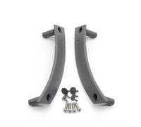 JBPIHZT Door Handle 2PCS Car Interior Left Right Door Handle Protective Cover Replacement For VW For Beetle 1998 1999 2000 2001 2002 2003 2004 2005 2006-2010 Interior handle parts(Gray-L R)