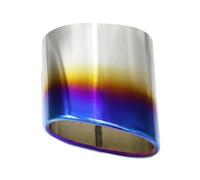 JBPIHZT Exhaust Trim For 318 X3 E83 F25 Car Cover Muffler Tip Stainless Steel Modified Rear Accessories Tailpipe(Blue)