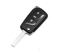 JBPIHZT Folding Flip Car Key Shell Blank For Toyota For Corolla RAV4 EX For VIOS Case 2/3 Button TOY43 TOY48(3 Buttons TOY48)
