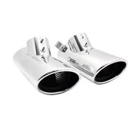 JBPIHZT For Benz Class S W220 S300 S320 S350 Stainless Steel Car Exhaust Pipe Muffler Tailpipe Modification Accessories Tailpipe Nozzle