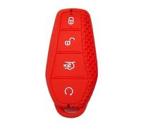 JBPIHZT For BYD For Han Ev For Tang For Qin PLUS For Song Pro MAX For Yuan For Dolphin E2 Car Key Case Cover Silicone Keychain Protective Shell(RED)