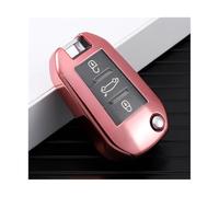 JBPIHZT For C4 TPU Car Styling Key Cover Fob Case Keychain Accessories(Pink)