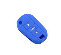 JBPIHZT For Citroen C4 C3 C6 For CACTUS C8 Keyless TPU Car Flip Key Case Cover Shell Accessories(Blue)
