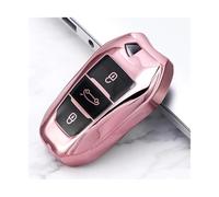 JBPIHZT For Citroen C4 C4L C6 C3-XR Shell Accessories Soft TPU Car Key Case Full Cover(Pink)