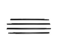 JBPIHZT for Citroen for Elysee 2014 2015 2016 4Pcs Window Rubber Weatherstrip Seal Strips Door Moulding Trim Glass(Black)