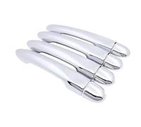 JBPIHZT for for Clio 4 IV for Lutecia BH KH 2012~2021 Car Door Handle Cover Trim Auto Protective Exterior Accessories Stickers(Silver,No Keyhole No Button)