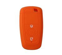 JBPIHZT For For Raptor 2018 For Ecosport For Ranger For 2 Button Keyless Accessories Silicone Car Key Case Pouch Holder(Orange)