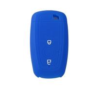 JBPIHZT For For Raptor 2018 For Ecosport For Ranger For 2 Button Keyless Accessories Silicone Car Key Case Pouch Holder(Deep blue)