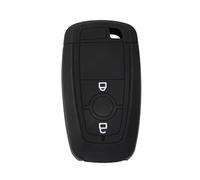 JBPIHZT For For Raptor 2018 For Ecosport For Ranger For 2 Button Keyless Accessories Silicone Car Key Case Pouch Holder(BLACK)