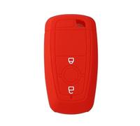 JBPIHZT For For Raptor 2018 For Ecosport For Ranger For 2 Button Keyless Accessories Silicone Car Key Case Pouch Holder(RED)