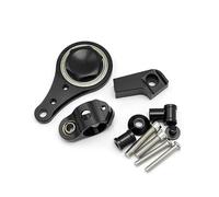 JBPIHZT For Kawasaki ZX6R 2005-2006 CNC Aluminum Adjustable Motorcycle Steering Stabilizer Damper Bracket Mount Kit(Model K)