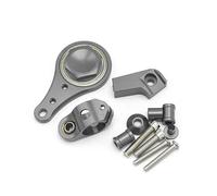 JBPIHZT For Kawasaki ZX6R 2005-2006 CNC Aluminum Adjustable Motorcycle Steering Stabilizer Damper Bracket Mount Kit(Model N)