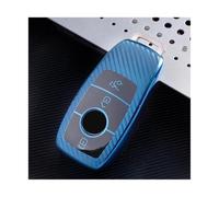 JBPIHZT For Mercedes For Benz E Serials E300 E200 E220 2017 2018 For Maybach S320L S450 S350 TPU Car Key Protection Case Cover(Blue)