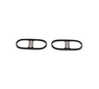 JBPIHZT For Mercedes For Benz GLA 4MATIC GLB Class X247 2020 2021 2022 Car Rear Exhaust Tail Pipe Cover Trim Muffler Stainless Steel Accesories(BLACK,B model)
