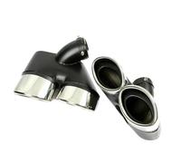 JBPIHZT For Mercedes For Benz W211 E Class E320 E350 E430 E500 E63 2002-2008 Double Outlet Exhaust Tailpipe Muffler Tube Stainless Steel Slip On