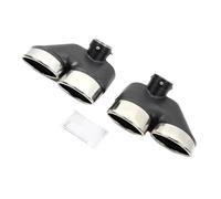 JBPIHZT For Mercedes For Benz W220 AMG Exhaust Tips Pipes Muffler End Tips Exhaust Car Tail Throat Stainless Steel Modification Accesories
