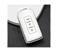 JBPIHZT For Mitsubishi For Lancer For Outlander For Pajero For Eclipse For Cross For Mirage For Montero TPU Car Key Case Cover(WHITE)