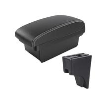 JBPIHZT For Perodua For Bezza 2018 Armrest Interior Center Console Storage Box Central Armrest Box(A3 Black white NO USB)