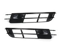 JBPIHZT For Q7 2007 2008 2009 4L0807681 4L0807682 Front Lower Bumper Grills Fog Light Grille Cover Black Plastic Left&Right JBPIHZT