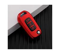 JBPIHZT For Renault For Kadjar For Captur For Megane For Sandero For Stepway For Logan 2020 2021 TPU Car Flip Key Case Cover(RED)