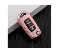 JBPIHZT For Renault For Kadjar For Captur For Megane For Sandero For Stepway For Logan 2020 2021 TPU Car Flip Key Case Cover(Pink)