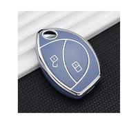 JBPIHZT For Renault For Logan TPU Key Cover Case Cap Shell Accessories(Silver grey,2 Buttons)