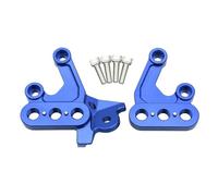 JBPIHZT For Surron For Light Bee X S For Segway X160 X260 Electric Motorcycle Foot Pegs Fixing Bracket Mount Support(Blue Left Right)
