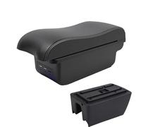 JBPIHZT For Suzuki For Ertiga Car Armrest Box Internal Modification Storage Box With Cup Holder Central Armrest Box(B3 Black white 3USB)