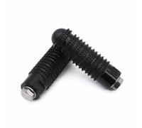JBPIHZT For Suzuki GSXR 600 750 1000 K1-K4 SV650S SV1000 S 8MM Universal Motorcycle Rearset Footrests Knurling Footpeg Foot Pegs(BLACK)