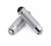 JBPIHZT For Suzuki GSXR 600 750 1000 K1-K4 SV650S SV1000 S 8MM Universal Motorcycle Rearset Footrests Knurling Footpeg Foot Pegs(Silver)