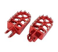 JBPIHZT For SUZUKI RM125 RM250 RM250Z DR-Z 400 400E 400S 400SM Foot Pegs Footpegs Footpeg Footrest Motocycle Accessories(RED)