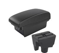 JBPIHZT For Toyota For Aqua I 2011 2012 2013 2014 2015 2016 2017-2021 Car Armrest Box Storage Box Interior Modification Auto Parts(B2 black line 3USB)