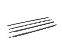 JBPIHZT for Toyota for Corolla 2008-2013 4Pcs Window Rubber Weatherstrip Seal Strips Door Moulding Trim Glass 7573012300(Chrome)