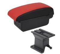 JBPIHZT For Toyota IQ Armrest Box For Toyota IQ Car Armrest Interior Central Storage Box Car Accessories Retrofit Parts With USB(B5 black border 3USB)